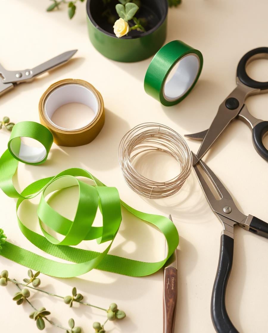 Floral tape e wire